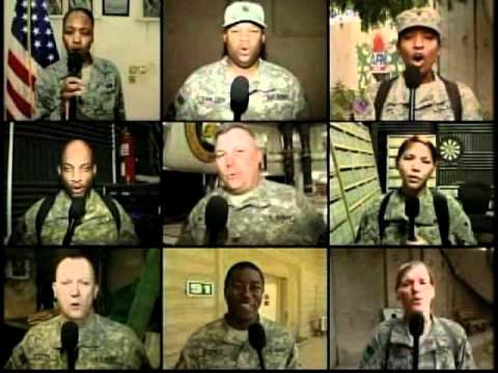 Service Men And Women Sing The Star Spangled Banner [Video]