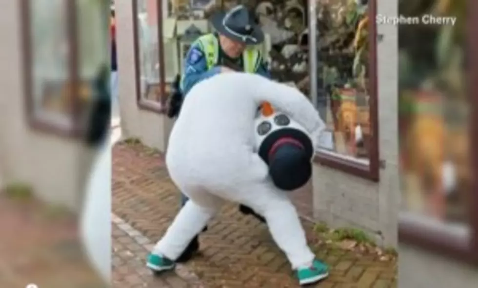 Frosty The Snowman Arrested At Christmas Parade