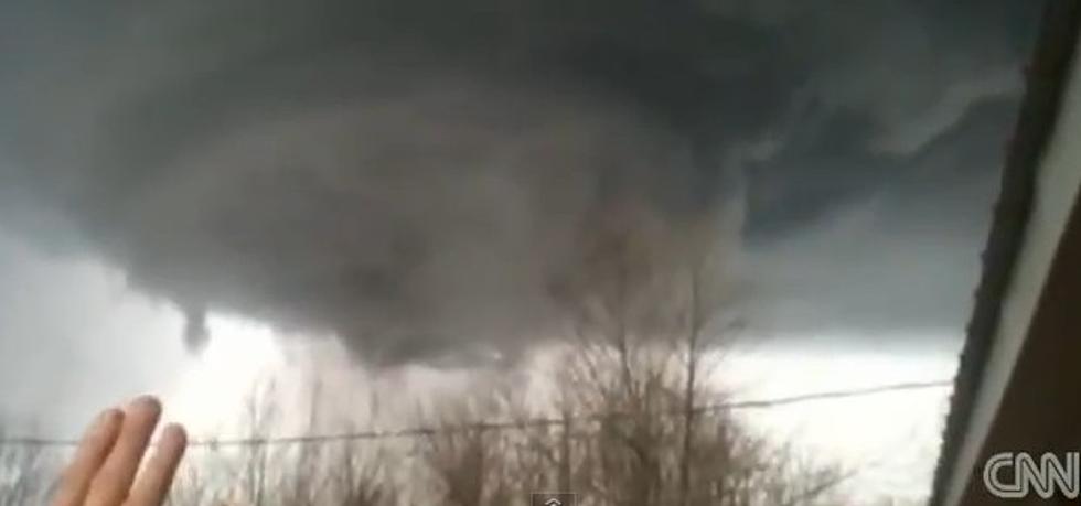 Woman Prays As Tornado Approaches