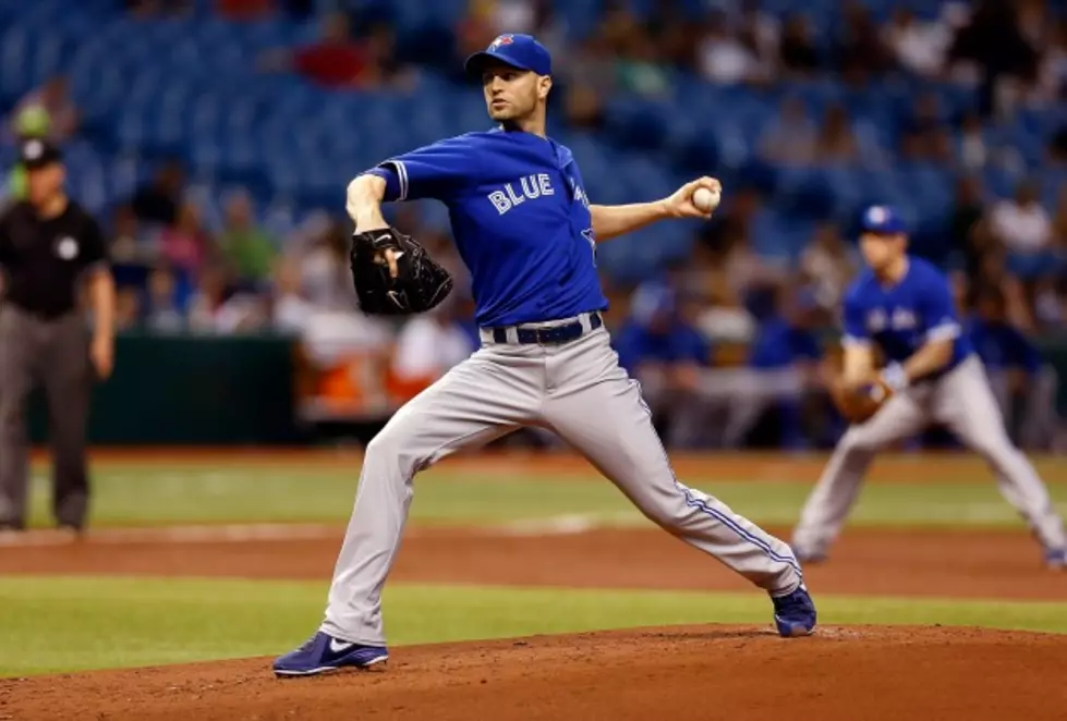 Toronto Blue Jays Pitcher J.A. Happ Hit In Head By Ball [VIDEO]