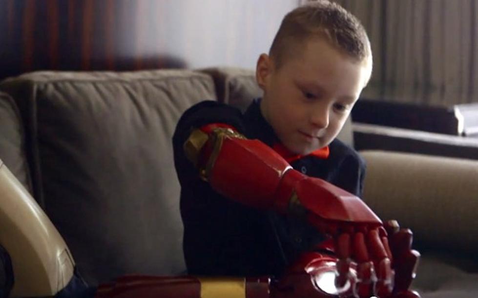 AWESOME! Robert Downey Jr. Gave This Boy Without an Arm This Real Bionic Arm + It&#8217;s the Best Thing Ever!