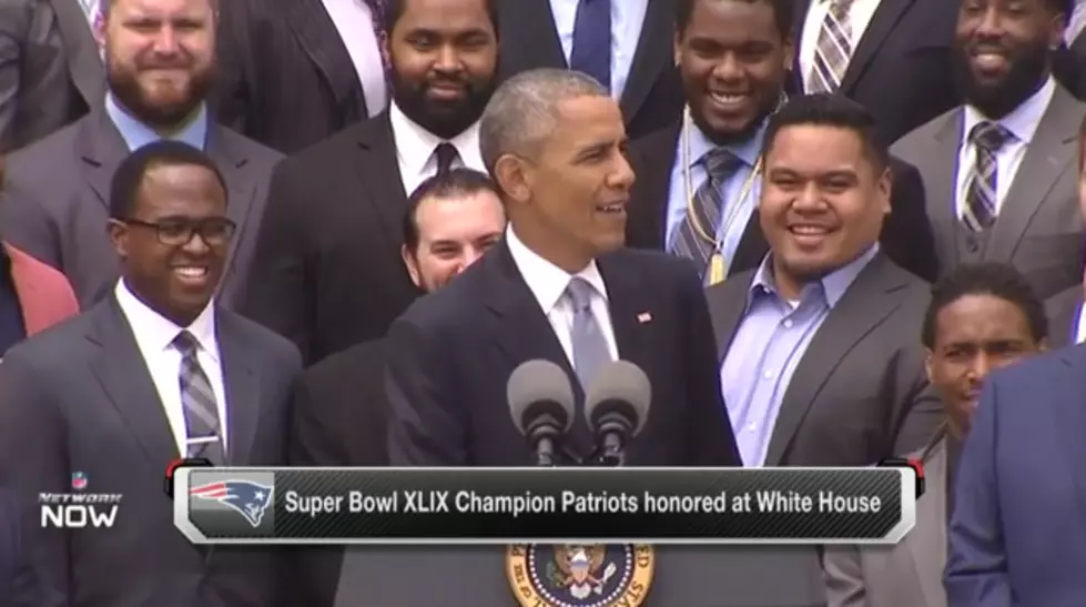 Patriots Un-amused By Obama’s Deflated Football Joke [VIDEO]