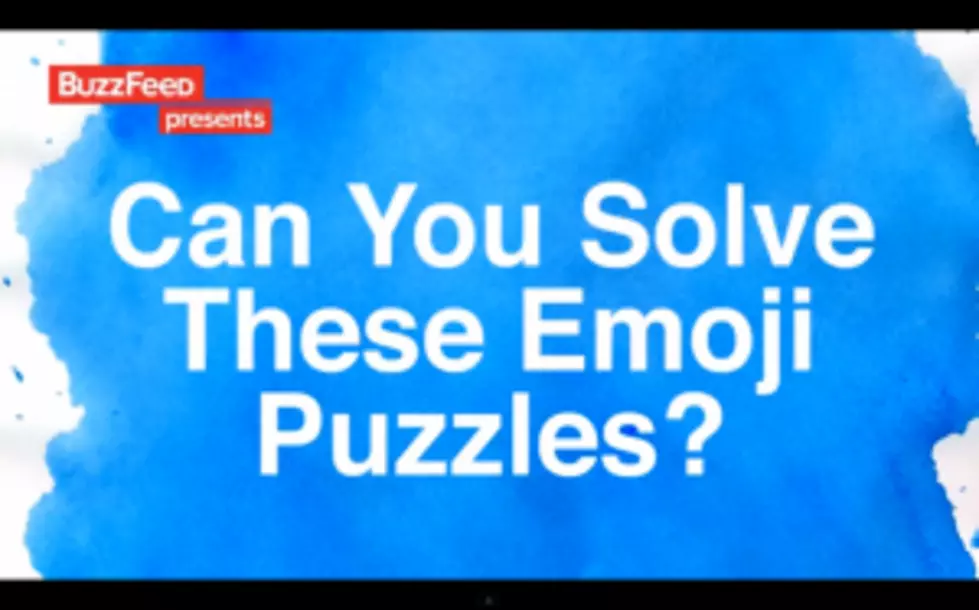 How Good Are You With Emojis? Try And Solve These Puzzles! [VIDEO/GAME]