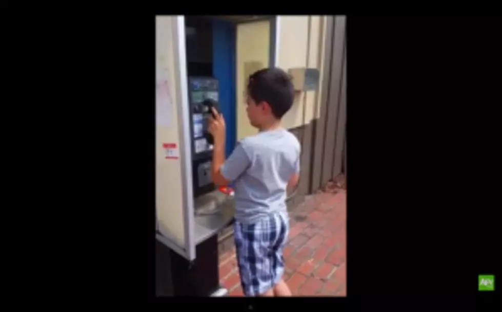 Watch as This Little Boy Sees a Pay Phone for First Time + He&#8217;s Baffled [VIDEO]