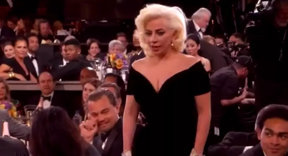 WATCH: Leonardo DiCaprio Makes Hilarious Face At Lady Gaga After Her Golden Globe Win [VIDEO]