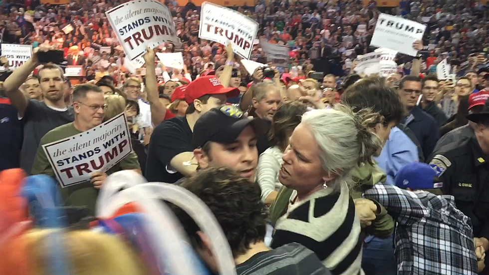 Protesters Dragged Out of Buffalo Donald Trump Rally [VIDEO]