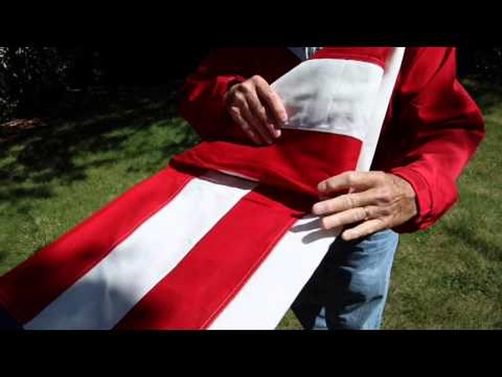 The Proper Way to Fold an American Flag [VIDEO]