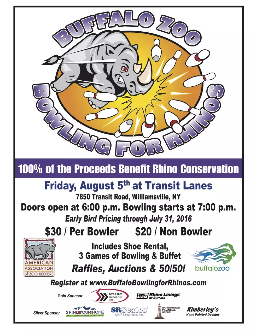 Bowling for Rhinos Is Coming Up for The Buffalo Zoo