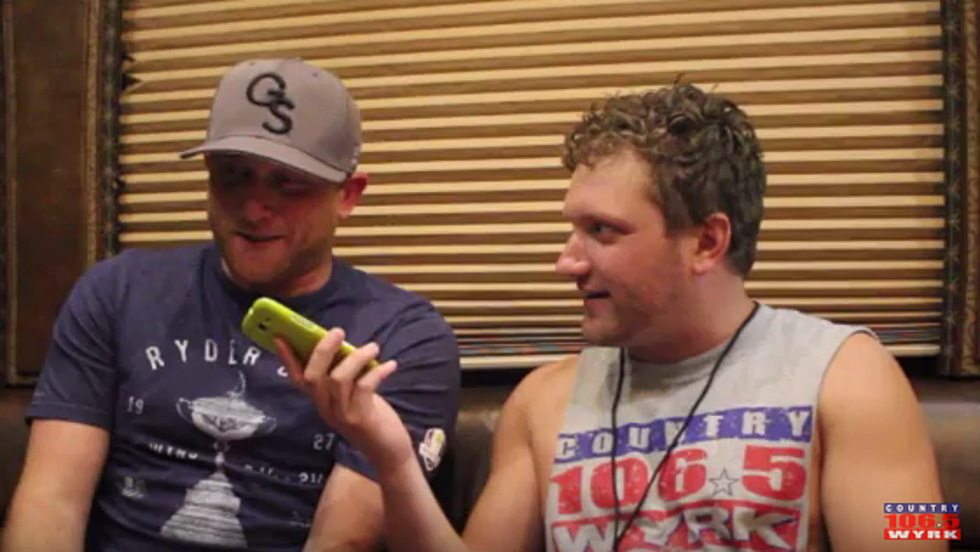 WATCH: Cole Swindell Talks About His Late Dad + It Gave Us The Chills [VIDEO]