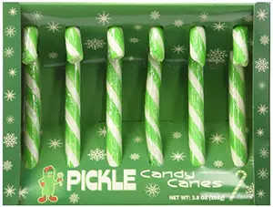 Pickle Candy Canes Are Now A Thing For The Holidays