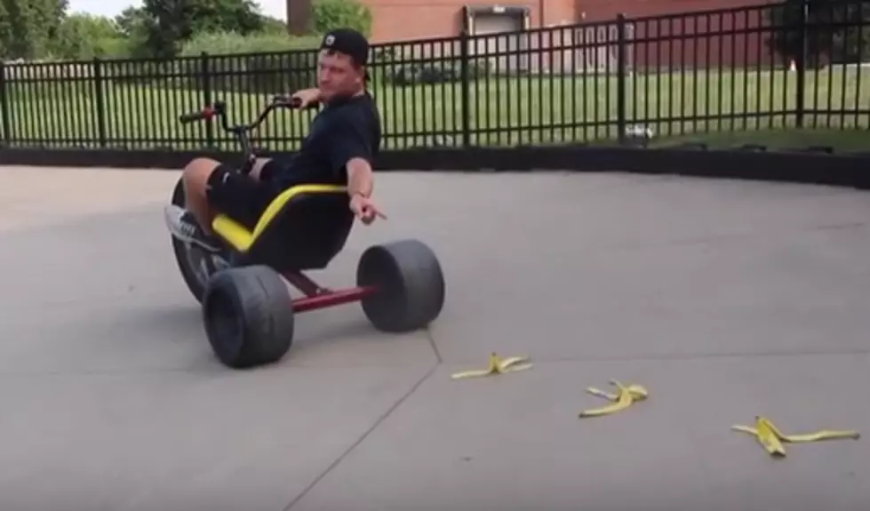 WATCH: Rob Banks Tries To Play Real Life Mario Kart At Lasertron….Well, Kinda [VIDEO]
