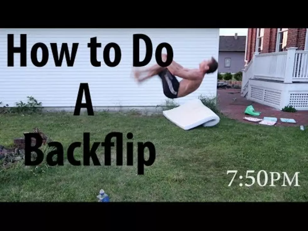 Watch This Guy Teach Himself To Backflip In One Day