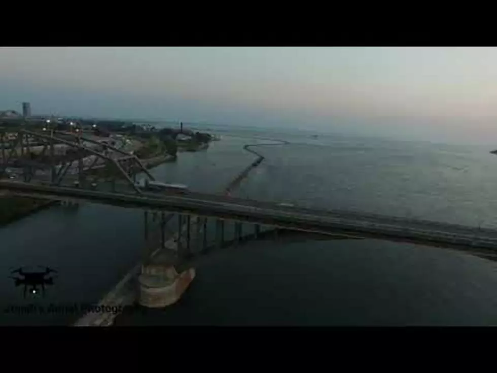 See Beautiful Drone Footage of the Peace Bridge and Niagara River [VIDEO]