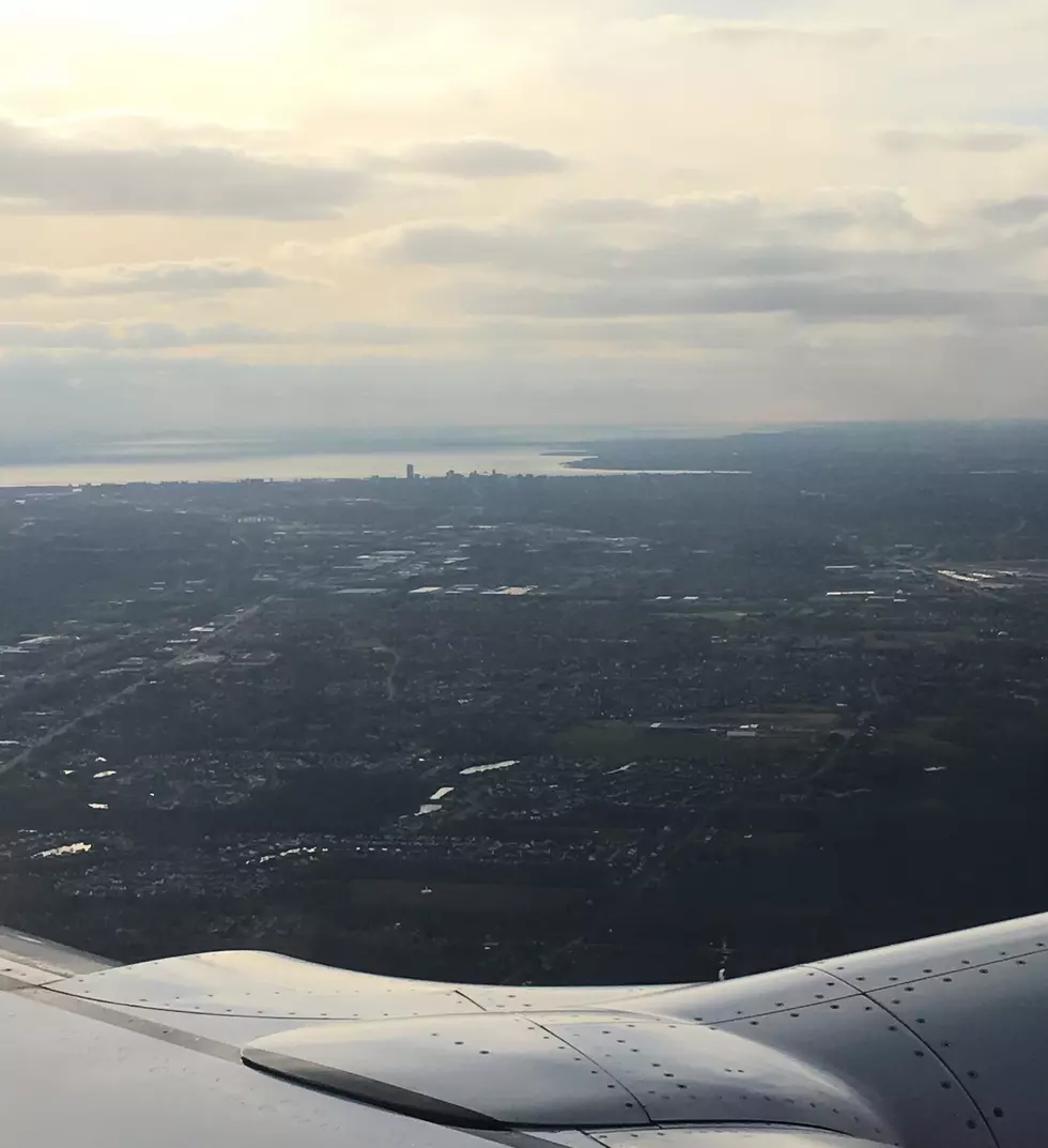 WATCH: Flying Out Of The Clouds Over Buffalo