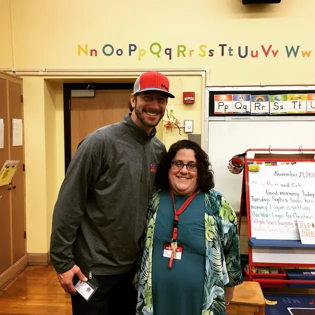 Clay Spends Giving Tuesday At Ben Franklin Elementary [PHOTOS]
