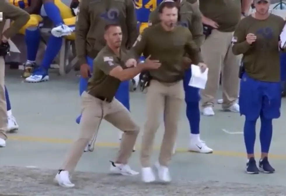 Hilarious Antics of the LA Rams Coach and His Get Back Coach