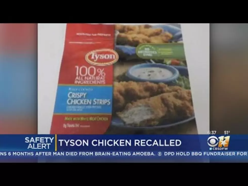 Tyson Recalls Nearly 69,000 Pounds Of Chicken Strips
