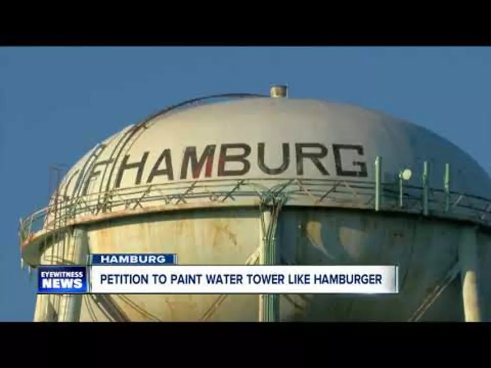 Hamburg Water Tower Paint Job Needs $1 Million To Complete