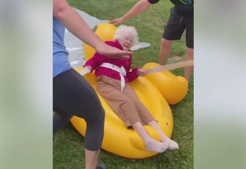 Nursing Home Residents Go Down Slip + Slide And It’s Awesome [VIDEO]