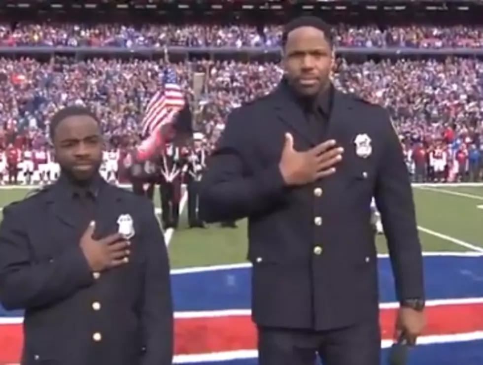 Buffalo&#8217;s Singing Cops National Anthem Gives Us Chills [WATCH]