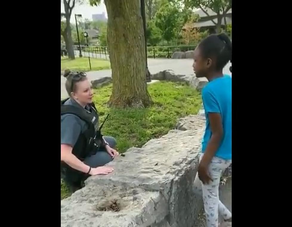 Police Officer + 10-year-old girl Have Emotional Moment in WNY