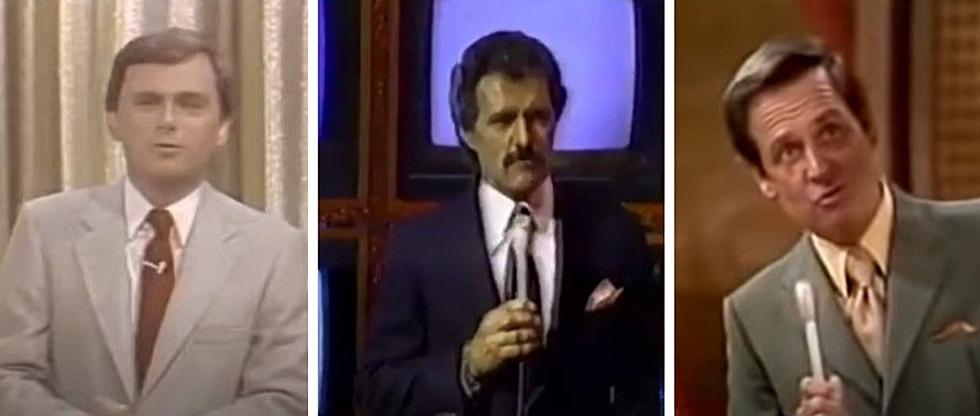Check Out What Alex Trebek, Pat Sajak + Bob Barker Looked Like On Their 1st Episodes