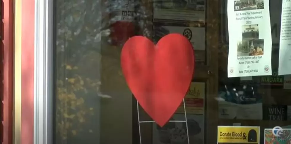 There are Mysterious Red Hearts All Over East Aurora: Here&#8217;s Why