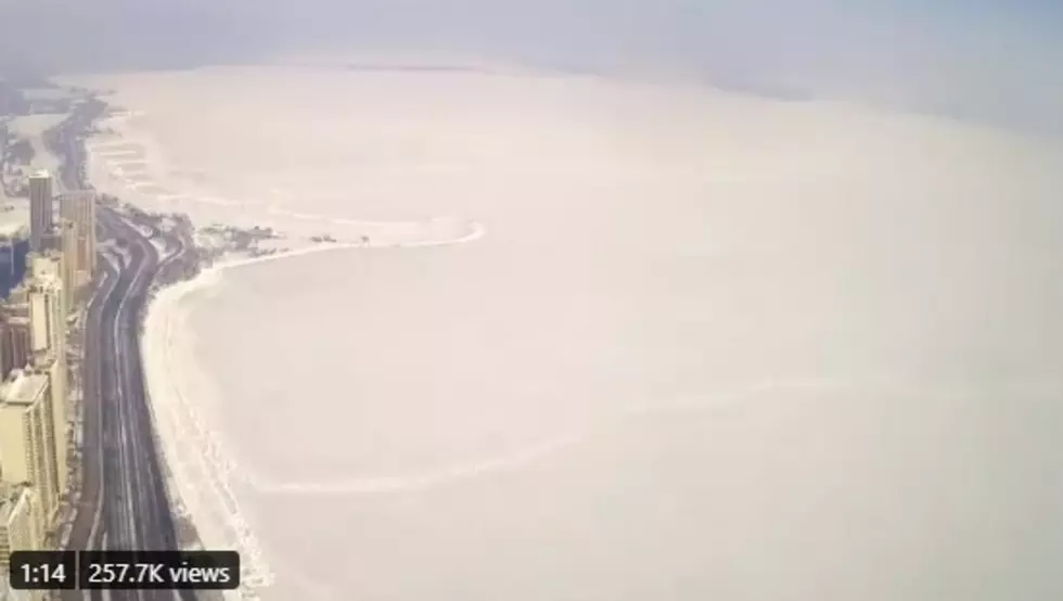 Woah Check Out The Lake Cracking On This Video