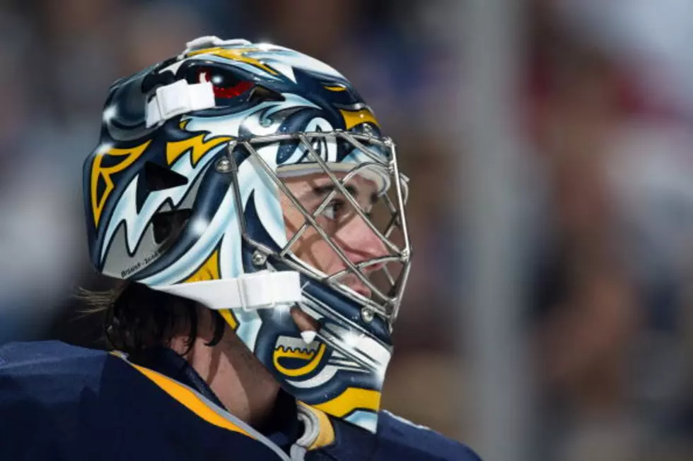 Sabres Great Ryan Miller Breaks Down in Tears With Parents After Final NHL Game