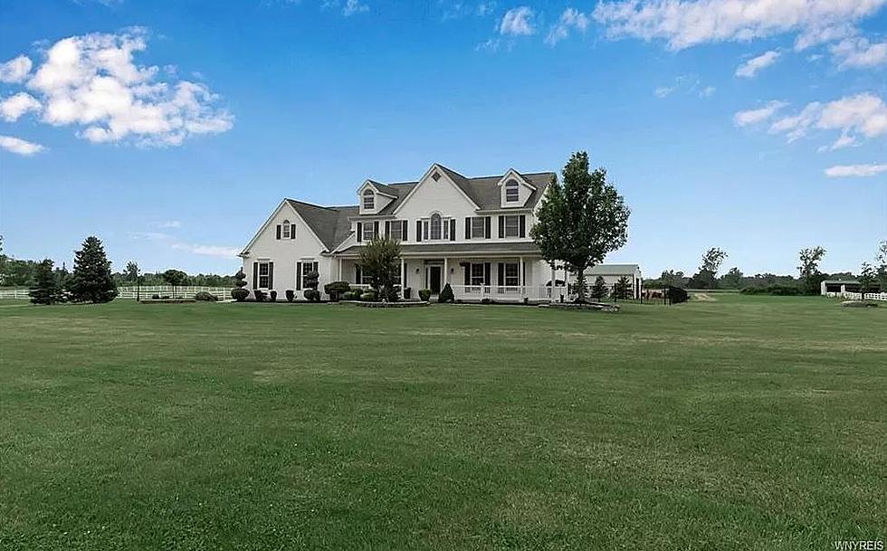 This $1.2 Million Home in Alden Has Its Own Race Track and Pond [PICS]