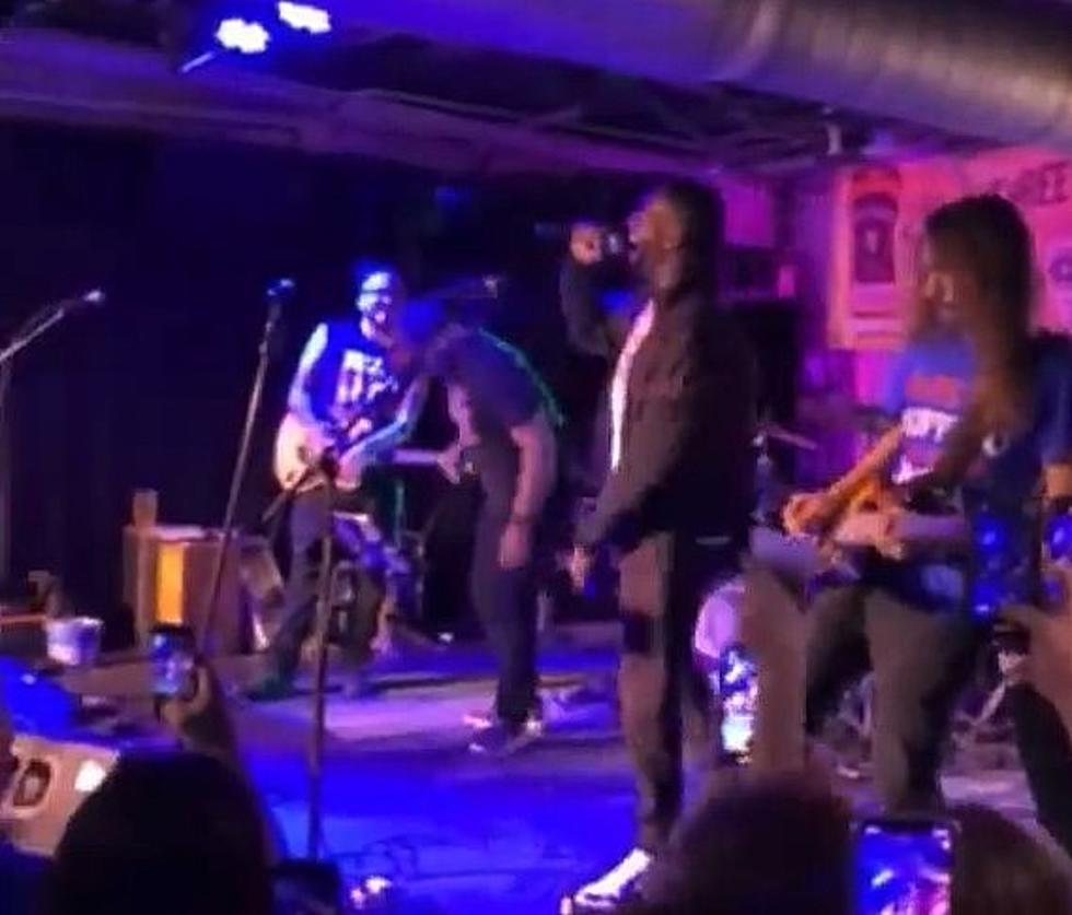 Emmanuel Sanders Jumps On Stage in Nashville + The Place Went Wild