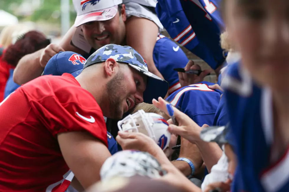 Josh Allen Signs a Baby at Training Camp in Viral Video