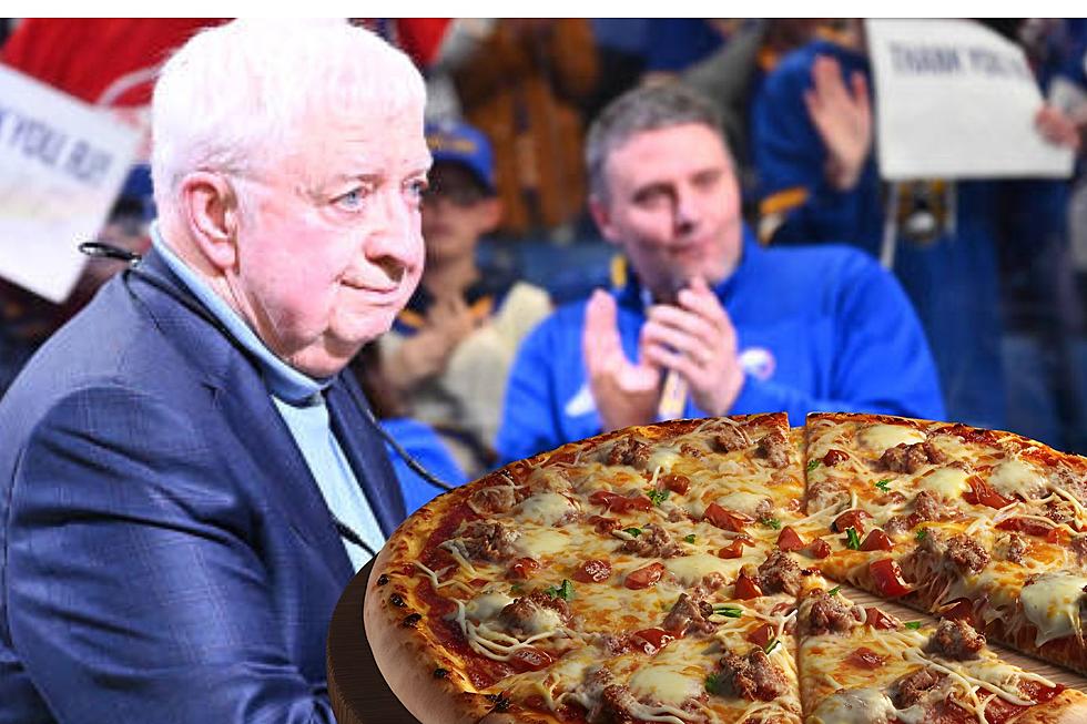 Buffalo Pizzeria Makes Blue & Gold Pizza For Rick Jeanneret