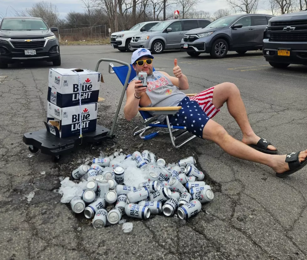Potholes in New York Turned into Ice Cooler for Beer