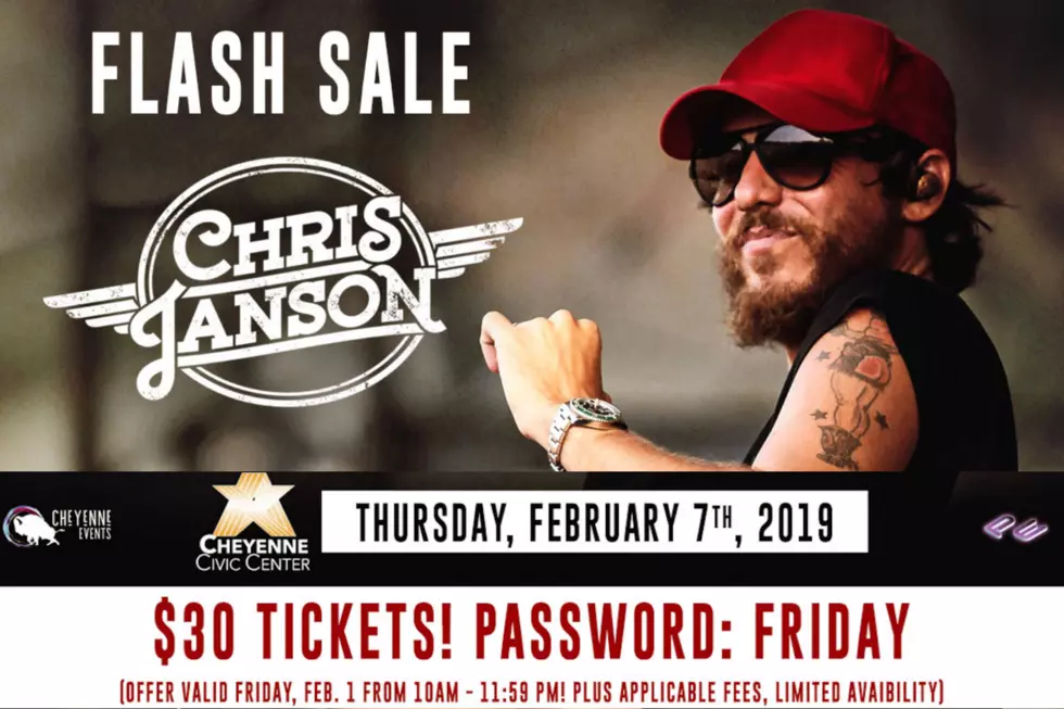 Don’t Miss This One Day Sale for Chris Janson Tickets!