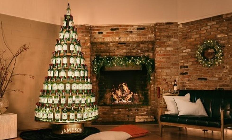 Whiskey Trees as Christmas Trees Are All the Rage Right Now