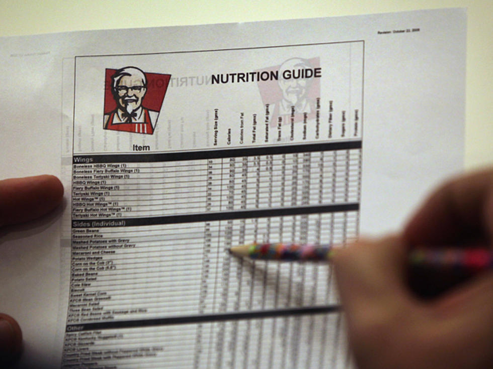 US Government Mandates Fast Food Nutrition Labeling