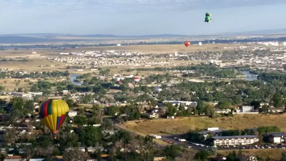 Casper Balloon Roundup Takeoff And Landing [VIDEO]