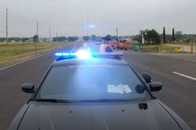 Fleeing Car Crashes, Closing Cheyenne Intersection