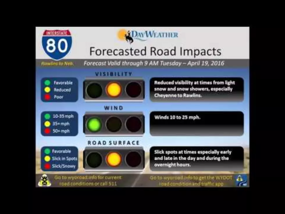 Road Impact Forecast for Thursday, April 20 [VIDEO]