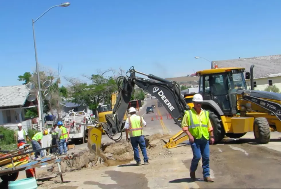 City Repairs Sinkhole; Leaking Pipe Eroded Dirt Under Street [VIDEO]