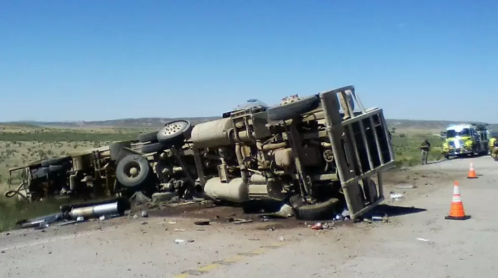 Truck Crash Near Wright Spills Thousands Of Gallons Of Crude Oil