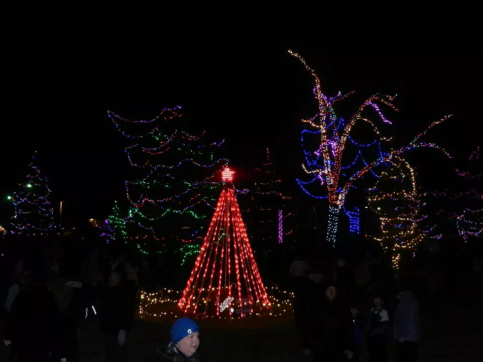 Holiday Square At Conwell Park In Casper Lights Up For The 2017 Winter Holiday Season