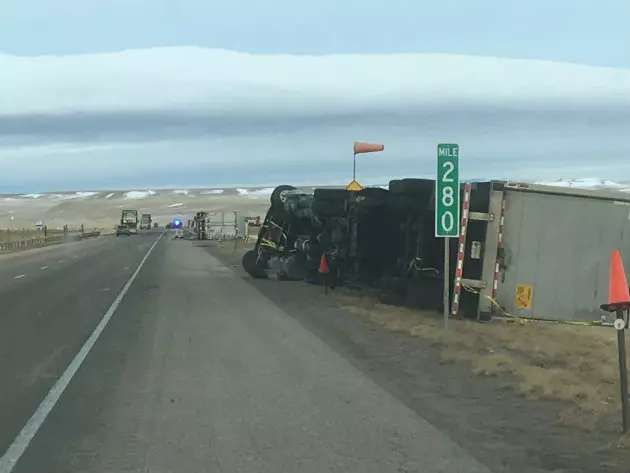 Wyoming Winds Cause Several Big-Rig Blow Overs