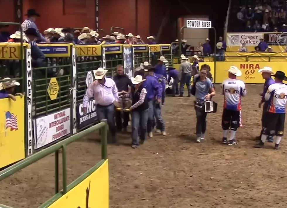 Rider Undergoes 'Several' Surgeries After Being Stepped On By Bull During CNFR In Casper [VIDEO]