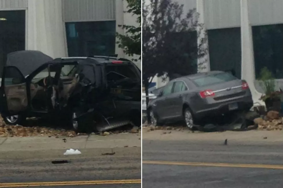 Authorities Respond to Crash in Downtown Casper