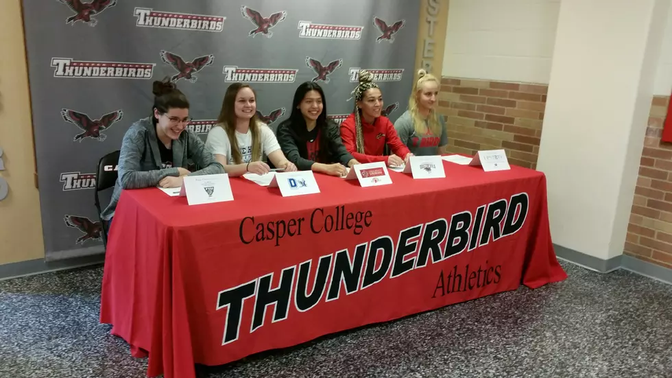 Five Casper College Basketball Players Sign Letter's of Intent