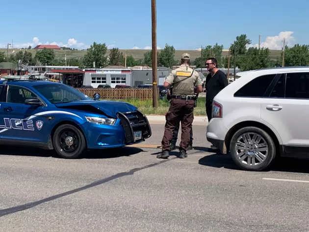 Casper Police Cruiser Rear-Ends SUV on First Street