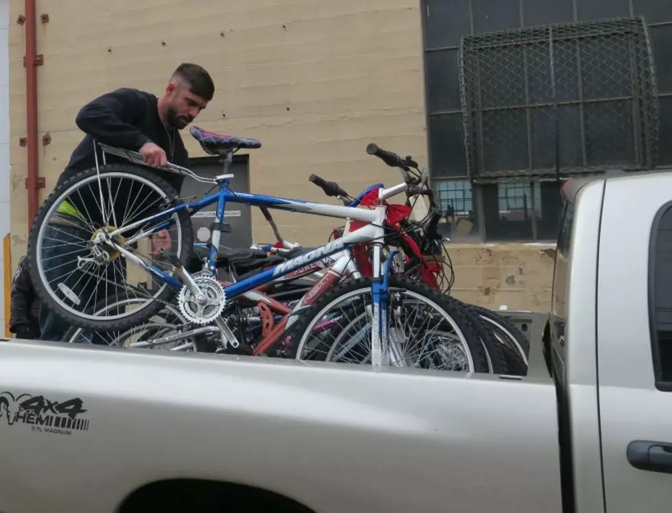 Casper Police Department Donates Bikes to the Community