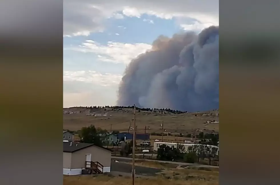WATCH: Here's The Fire That's Sending Smoke to Casper